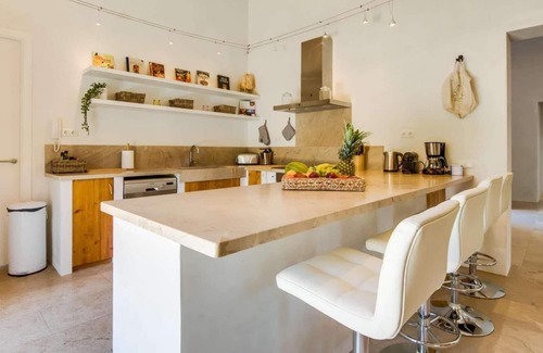 Arta Villa | Maritime garden with a stylish interior.