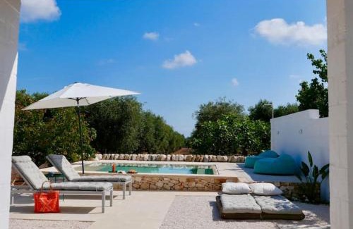 Fasano Apartment | Masseria Pezze Galere-La Casa del Fico con piscina idromassaggio privata