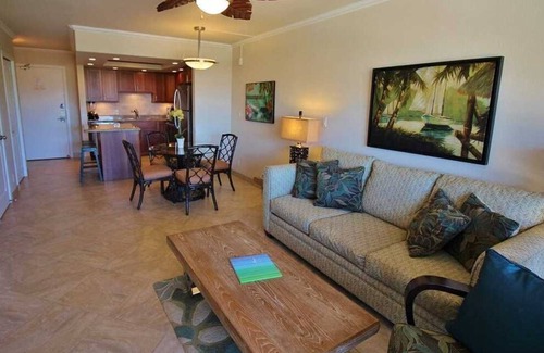 Kihei Condo | Maui Banyan H-502: 1 Br Ocean View Condo w/New Furniture & Appliances
