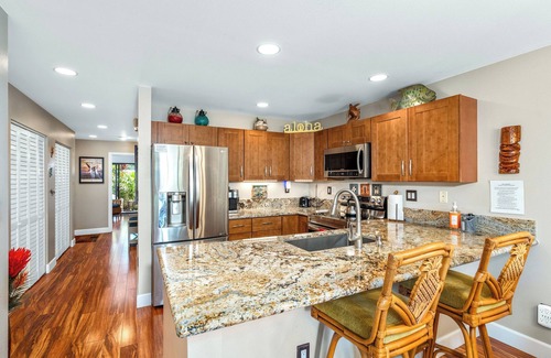 Kihei Condo | Maui Kamaole #J-103 Ground Floor, Full A/C, Across Kamaole III Beach, Hot Tub