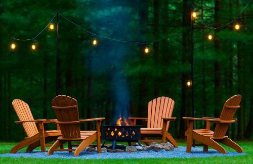Morganton House | Meadow Retreat - Hot Tub, Fire Pit & Games