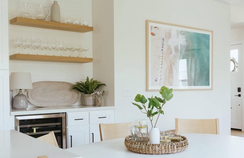 Carlsbad House | Mediterranean Modern Steps to Beach Dining w Spa