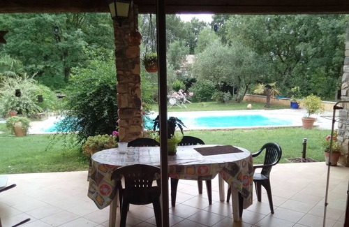 Fressac Villa | MERIDIONALE VILLA WITH SWIMMING POOL CLOSED LAND WITH TREES 3100M2