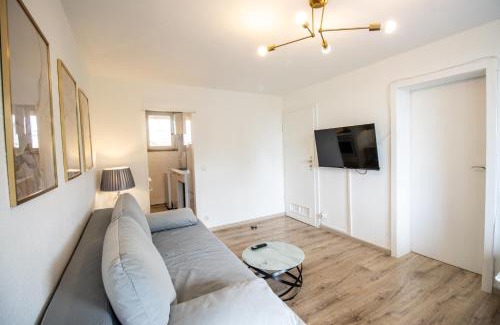 Mittelfeld Apartment | Messe-Apartment für 5 Gäste mit Balkon und Lift