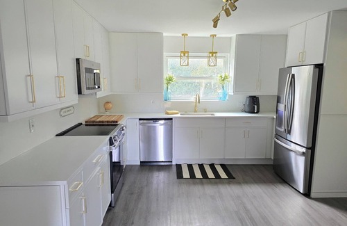 Jacksonville House | Mid-century modern gem w/cabin vibes, MEGA gameroom, pingpong, pool table, gym