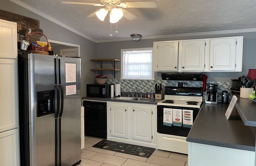 Dadeville House | Mid lake, pet friendly 4 bedroom, 3 bath with protected swim area