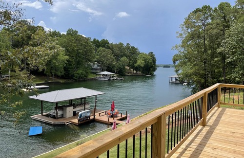 Dadeville House | Mid lake, pet friendly 4 bedroom, 3 bath with protected swim area