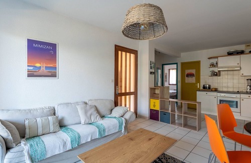 Mimizan Apartment | Mimizan Beach T2 with Terrace and Parking Near Ocean