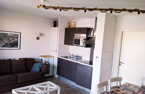 Mimizan-Plage Apartment | Mimizan plage : Pretty T2 Bis apartment with outdoor pool near the ocean