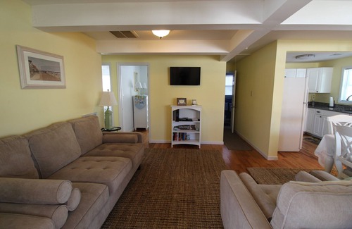 Point Pleasant Beach House | MIN5 | Beachside 3BR Bungalow on private walk-up lane, next to the boardwalk! Street Parking.
