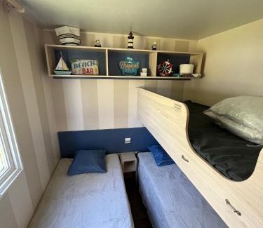 Aureilhan Ski Chalet | Mobil-home climatisé avec piscine
