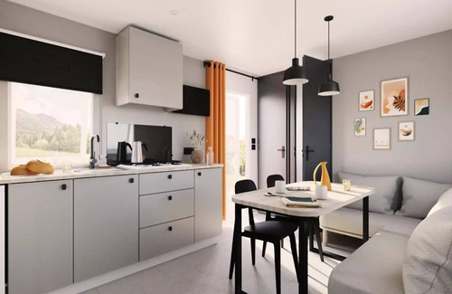 Carnac House | Mobil-home | Premium | 2 Bedrooms | 4 persons | Raised terrace | A/C | TV