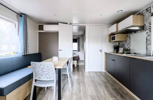 Parentis-en-Born House | Mobile Home 2 Rooms 2/4 Persons Air-conditioned + TV