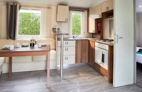 Le Portel House | Mobile home ● Aufgedeckte Terrasse