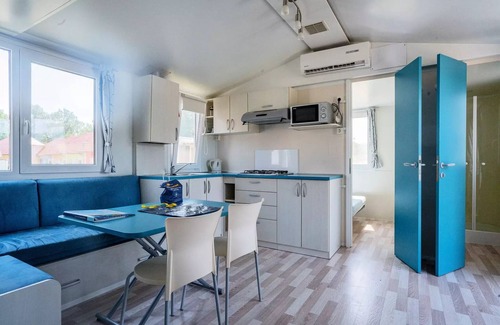 Catez ob Savi House | Mobile-home | Comfort | 3 Bedrooms | 6 sleeps | Raised terrace | A/C