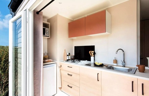 Rochegude House | Mobile home PRESTIGE - 2 bedrooms air-conditioned - TV 4 persons