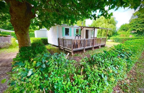 Ivry-la-Bataille House | Mobilhome 3 bedrooms 6 pers TV WIFI plot close to entertainment + 2 scooters
