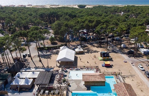 Saint-Girons Plage House | Mobilhome 4/6 people direct access to the beach