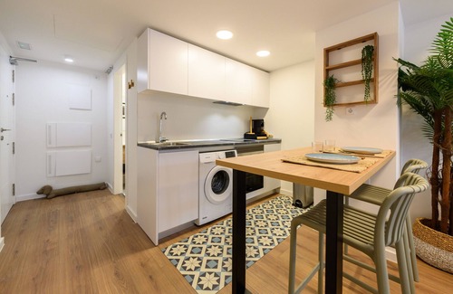 San Sebastian de los Reyes Apartment | Modern studio apartment with private terrace and excellent communal areas