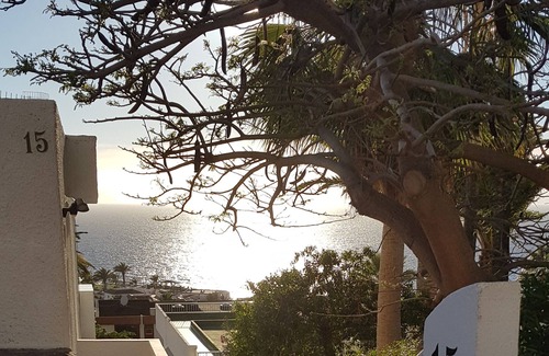 Los Gigantes Apartment | Modern 1 bed in popular Los Gigantes with large terrace with sea & cliff views