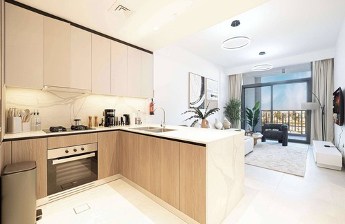 Al Barsha Apartment | Modern 1-Bedroom Apartment With Padel Court Access