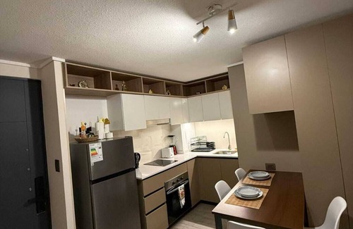 Downtown Santiago Apartment | Modern 1Bedroom,1 bathroom,Terrace,Wash/Dry and WiFi 8min MetroL5 Santiago