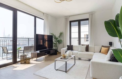Dubai Apartment | Modern 1BR in Port De Lamer w/ Amazing Sea Views!