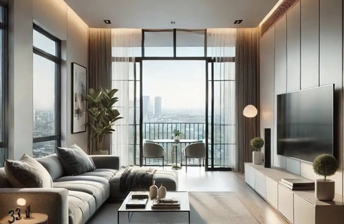 Loughman Apartment | Modern 2-Bedroom Apartment with Sleek Design and Abundant Natural Light