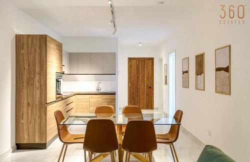 Qawra Apartment | Modern 2BR Apt with Private Terrace & Sofa Bed
