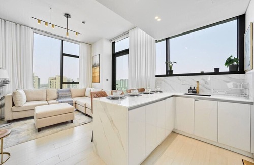 Jumeirah Village Circle Apartment | Modern 2BR Retreat in Je VC w/Private Pool Balcony