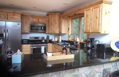Windham Ski Chalet | Modern 3BR/4BA Windham chalet w/hot tub, views & mins to ski, bars, dining!