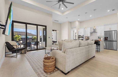Burnt Store House | Modern 4-bed home with private heated pool, outdoor bar and grill in Cape Coral!