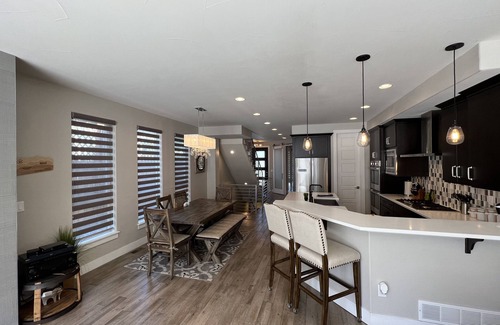Sloan Lake House | Modern 4-level home, 3500 sq ft, in the Highlands, 3 miles west of downtown.