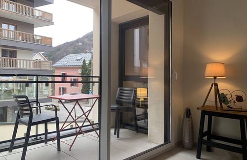 Brides-les-Bains Apartment | Modern Apartment with Mountain View, Balcony, and Parking - Brides-les-Bains, Sleeps 4