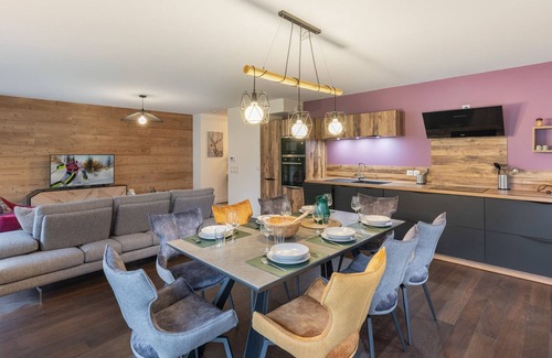 Megeve Apartment | Modern Apartment with 3 Bedrooms, Garage, Ski Room, Near Megève Village