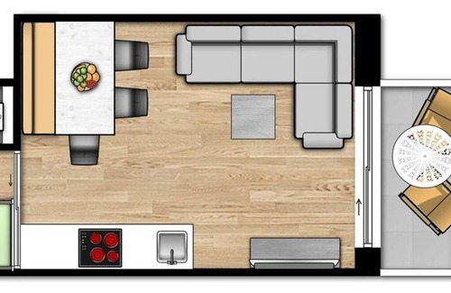 Jabbeke Apartment | Modern apartment with air conditioning, on a resort, near a recreational lake