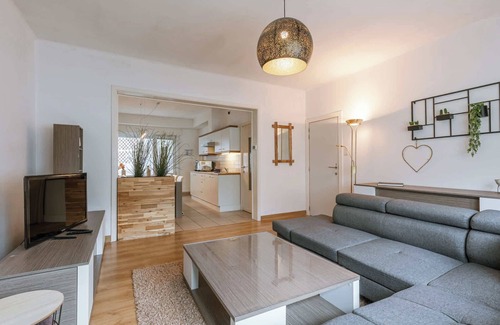 Stene Apartment | Modern Beachside Getaway | Balcony | Family