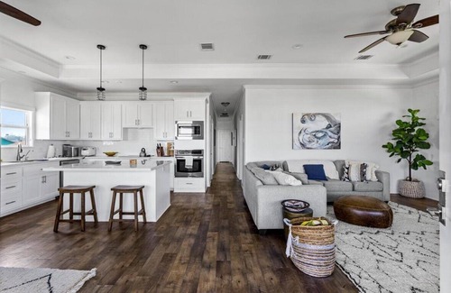 Surfside Beach House | Modern Coastal Home | Steps from Beach | 3BR Pet-Friendly w/Views