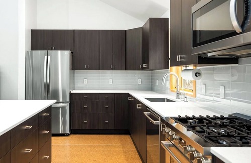 Interlochen House | Modern, custom home with 42-jet Jacuzzi in peaceful, private, wooded enclave