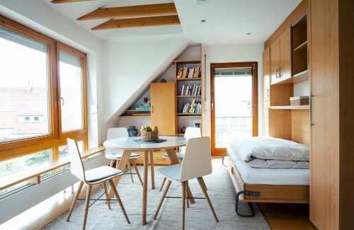 Heidenheim an der Brenz Apartment | Modern Glass Front Apartment With Amazing View B17