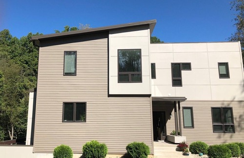 Benton Harbor House | Modern home in the woods close to Berrien Springs, St. Joseph, and South Bend