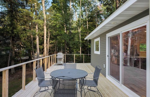 Wetmore House | Modern Lake Cabin - A/C, Private Dock, Firepit & Stunning Views
