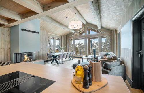 Hol Municipality House | Modern Log Cabin For Whole Family At Geilo