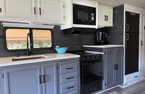 Spokane House | Modern RV on a serene, adventure filled property with AC, WiFi