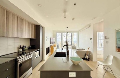 Bromont Condo | Modern ski-in/ski-out 3-bedroom condo nestled in the forest in Bromont