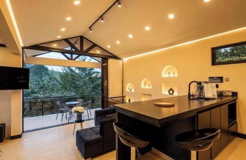 Marinilla Villa | Modern Spa Villa on the Mountain: Turkish & Jacuzzi