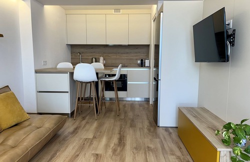 Aguadulce Apartment | Modern studio with terrace and amazing sea view!