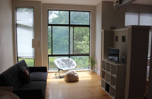 Fourth Ward Condo | Modern style studio with city view near stadium