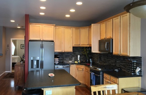 Carbondale House | Modern townhome sleeps six; walking distance to downtown & public transportation