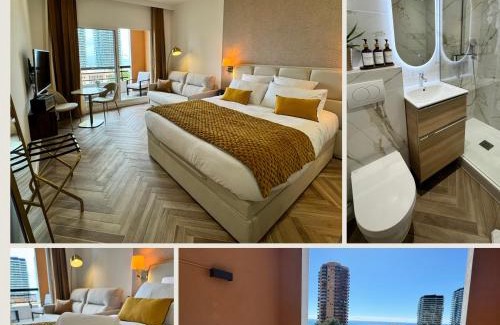 Beausoleil Apartment | MONACO Border LUXURY SUITE - SEA VIEW - POOL